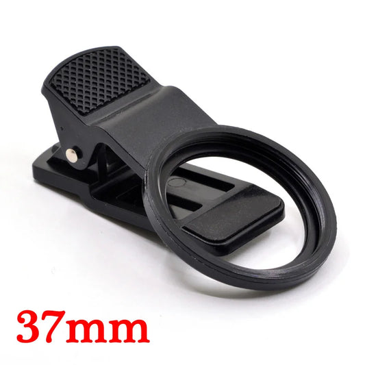 Universal Clip-On Camera Lens Filter Set for Mobile Phones - 37mm, 52mm, 58mm CPL, ND, and Star Filters