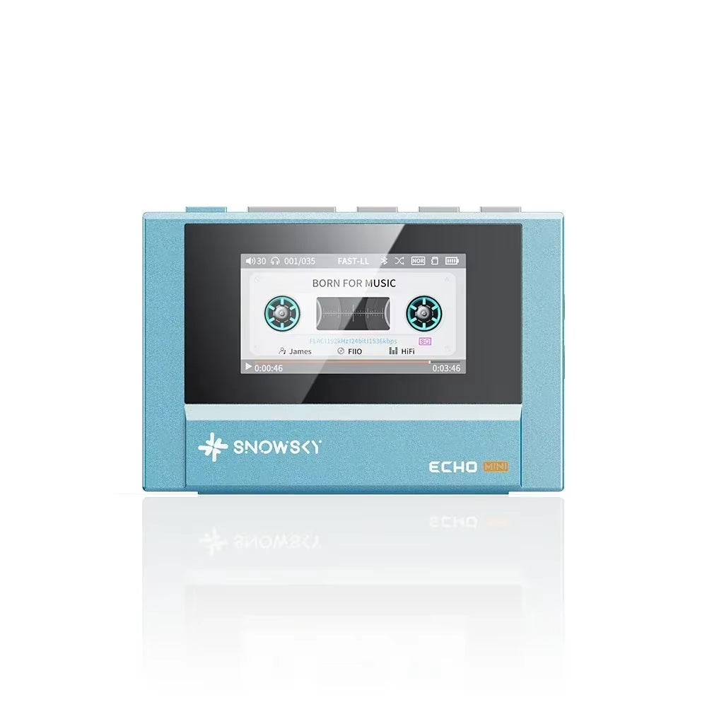 Snowsky Echo Mini Portable Hi-Fi Music Player MP3 Bluetooth Walkman with 15-Hour Playback and Dual 3.5mm/4.4mm Output