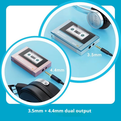 Snowsky Echo Mini Portable Hi-Fi Music Player MP3 Bluetooth Walkman with 15-Hour Playback and Dual 3.5mm/4.4mm Output