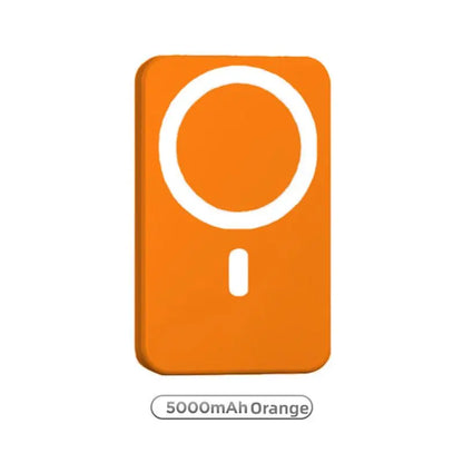 5000mAh Magnetic Power Bank with MagSafe Wireless Fast Charging for iPhone 12-17 Pro/Pro Max, Compact and Portable Battery Pack