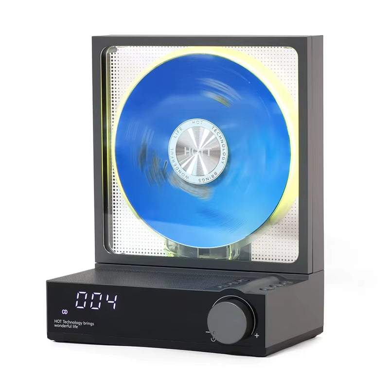 HOTT Fashion Ornament CD Player Retro CD Player Bluetooth Stereo Disc Album Music Player