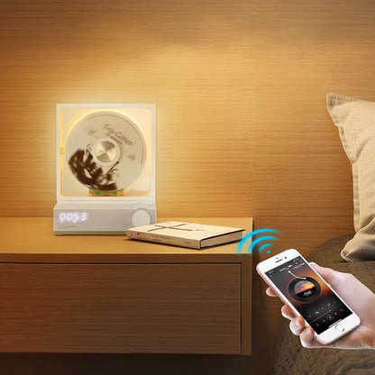 HOTT Fashion Ornament CD Player Retro CD Player Bluetooth Stereo Disc Album Music Player