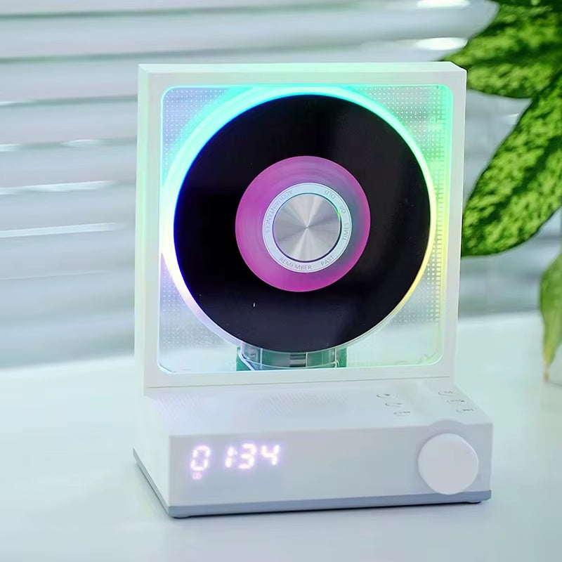 HOTT Fashion Ornament CD Player Retro CD Player Bluetooth Stereo Disc Album Music Player